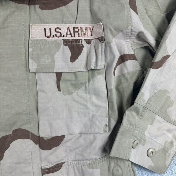 Vintage US Army Camo Coat Men Small Extra Short DCU Desert Camoflauge 2nd ID - Picture 5 of 13